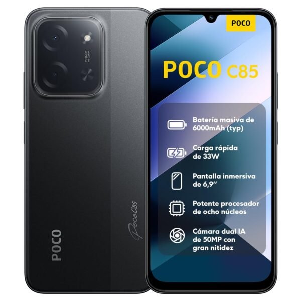 XIAOMI POCO C85 8+256 NEGRO